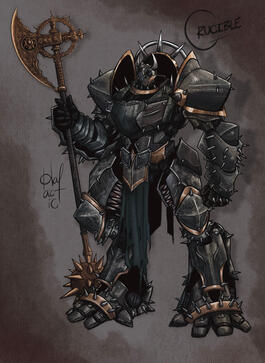Full Armor/Clean Lined - Fully Colored/Rendered Painted Style (Intense detail)